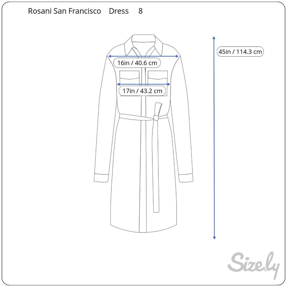 Vintage 1970s Chambray Blue Plaid Dress Rosani Size 8 - Picture 7 of 16